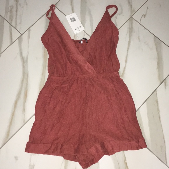 Zaful Other - Rustic Orange summer romper ✨